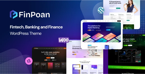 FinPoan – Fintech, Banking and Finance WordPress Theme