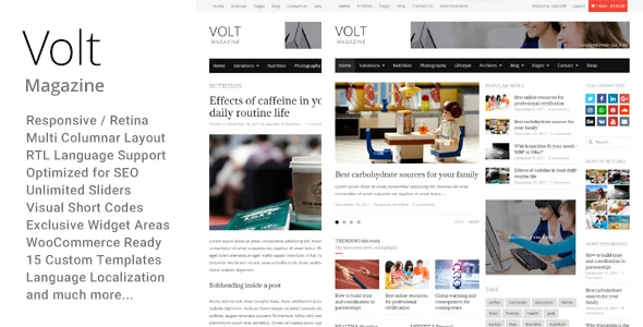 Volt – Newspaper & Magazine WordPress Theme