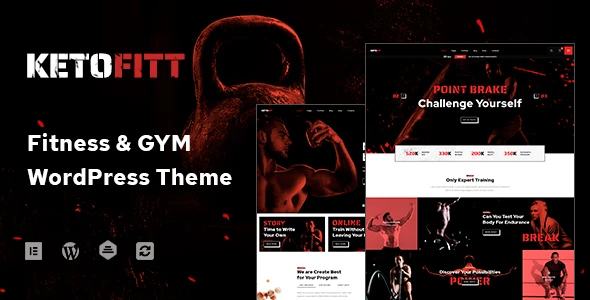 KetoFitt – Fitness & GYM WordPress Theme