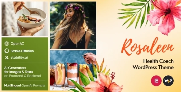 Rosaleen – Health Coach & Speaker WordPress Theme