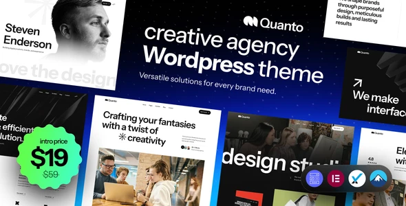 Quanto – Creative Agency WordPress Theme