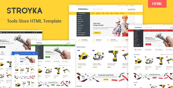 Stroyka – Tools Store HTML Template