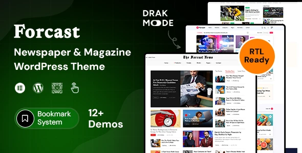 Forcast – Newspaper & Magazine WordPress Theme