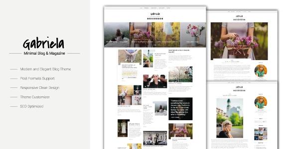 Gabriela – Crafted Blog WordPress Theme