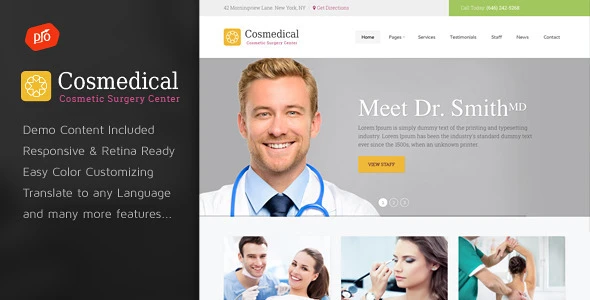 Cosmedical – Health & Medical WordPress Theme
