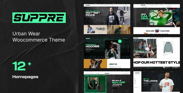 Suppre – Urban Wear WooCommerce Theme