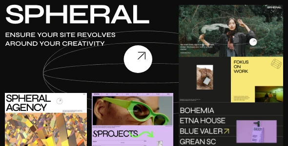 Spheral – Creative Agency & Portfolio WordPress Theme